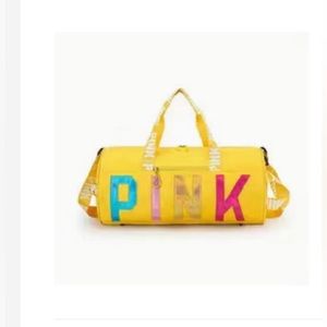 ***SOLD***PINK summer duffel bag ***SOLD***